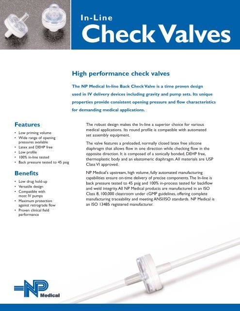 NP Medical VALVES