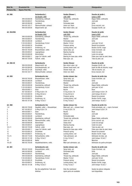 Ersatzteil-Preisliste Spare parts list Catalogue pièces ... - albytools.ru