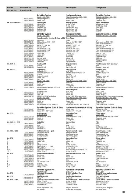 Ersatzteil-Preisliste Spare parts list Catalogue pièces ... - albytools.ru