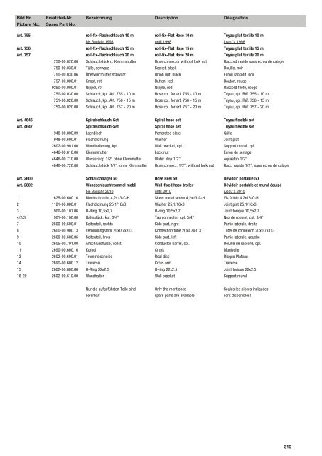 Ersatzteil-Preisliste Spare parts list Catalogue pièces ... - albytools.ru