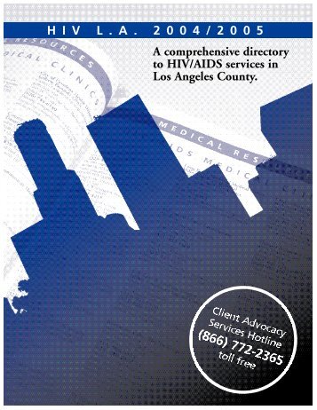 hivl . A . 2 0 0 4 / 2 0 - HIV LA Directory