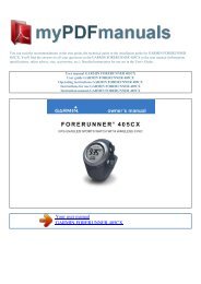 garmin forerunner 310xt manual