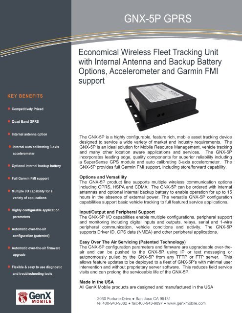 GNX-5P GPRS - GenX Mobile