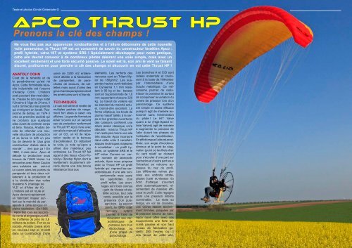 APCO Thrust HP - APCO Aviation