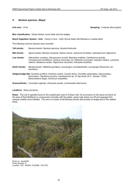 Flora survey for Hamersley Drive recreation - Environmental ...