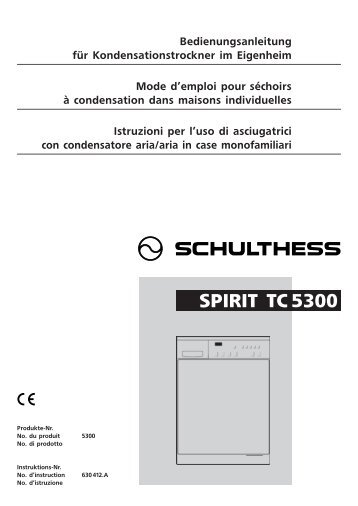 SPIRIT TC 5300 - Schulthess