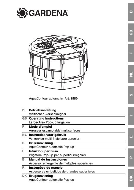 Instructies voor gebruik - GARDENA