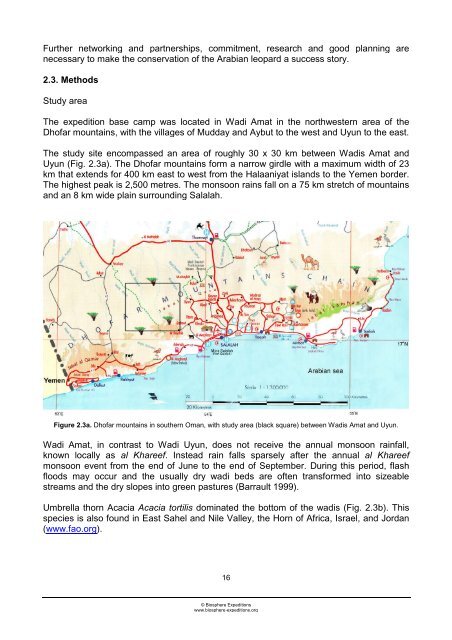 Status of the Arabian leopard Panthera pardus nimr - Biosphere ...