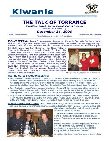 THE TALK OF TORRANCE - Torrance Unified School District