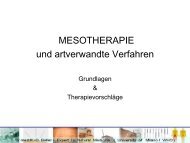 Mesotherapie - Dr.med.Klaus-Dieter Beller