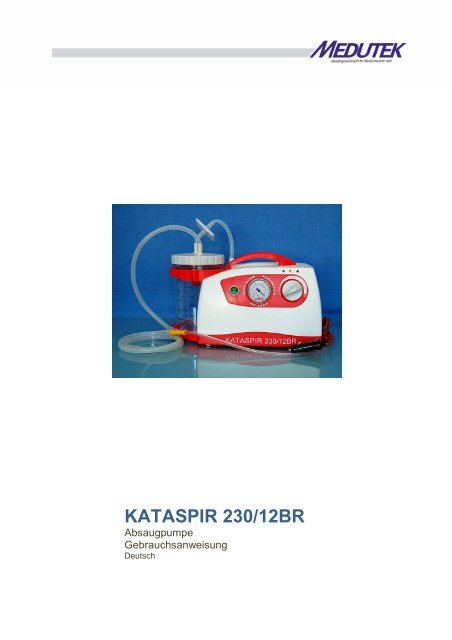 Absaugpumpe KATASPIR 230/12BR - MEDUTEK