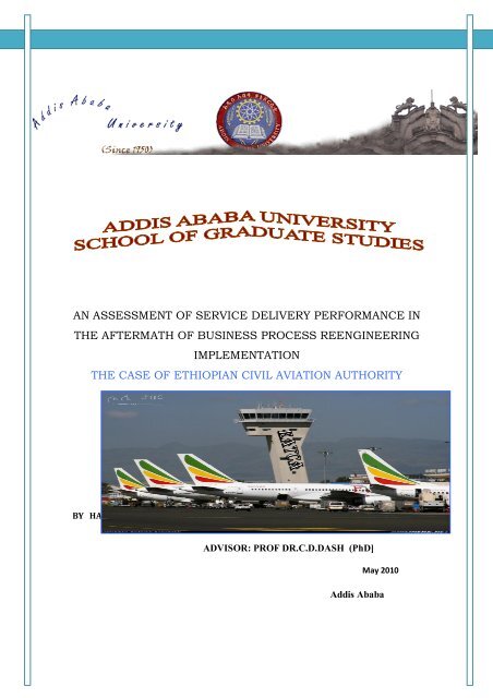 addis ababa university business plan pdf