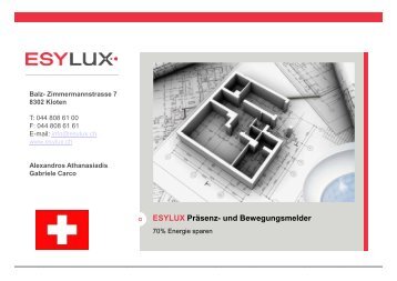 ESYLUX – Präsenz- und Bewegungsmelder - ELECTRO-TEC