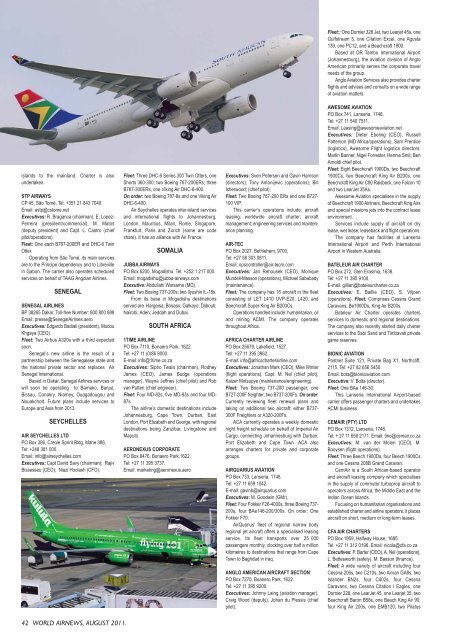 020 - AIRLINE DIRECTORY MAIN_Layout 1.qxd - World Airnews