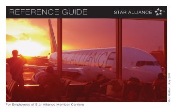 REFERENCE GUIDE - Star Alliance Employees Portal
