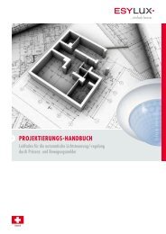 ESYLUX - PROJEKTIERUNGS-HANDBUCH