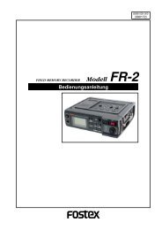 manu Fostex FR-2 Final deut - Mega Audio