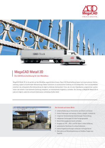 MegaCAD Metall 2D