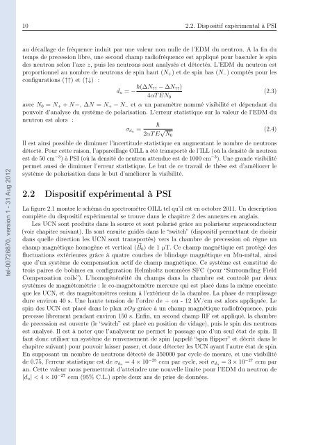 Développement et optimisation d'un système de polarisation de ...