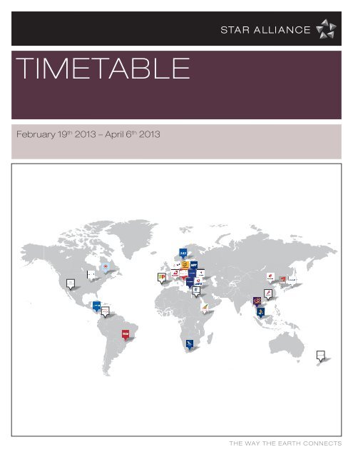 TIMETABLE - Star Alliance