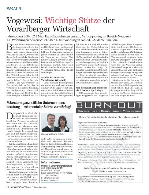 Die Wirtschaft Nr. 48 vom 3. Dezember 2010