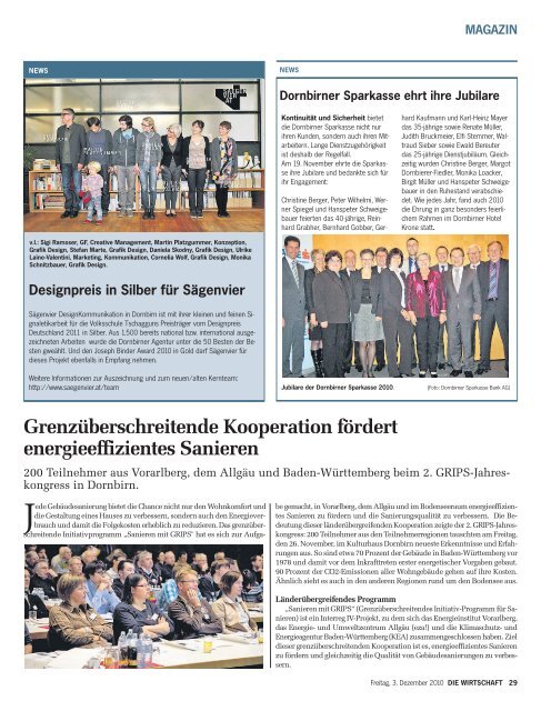 Die Wirtschaft Nr. 48 vom 3. Dezember 2010