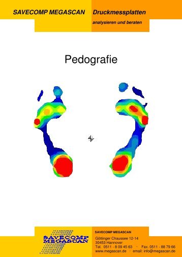 Pedografie - Savecomp Megascan GmbH