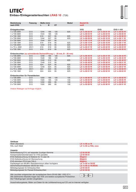 Download Katalog 16 ca. 30 MB - Litec Leuchten GmbH