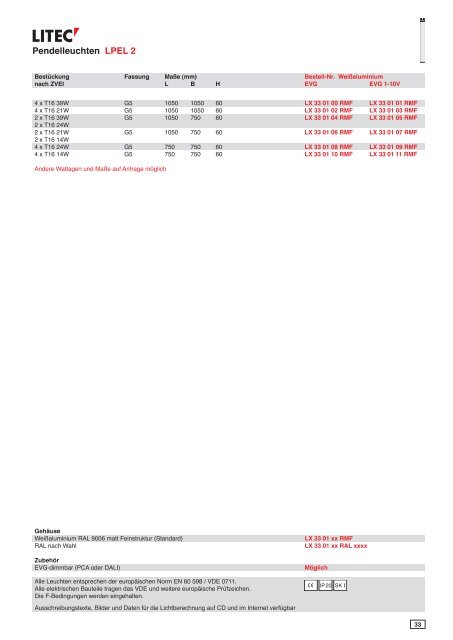 Download Katalog 16 ca. 30 MB - Litec Leuchten GmbH