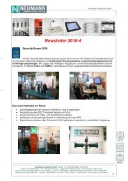 Newsletter 2010-4 - Neumann Elektronik