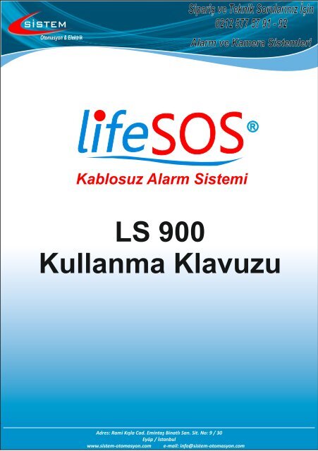 LS 900 Kullanma Klavuzu - Sistem Otomasyon