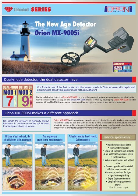 Orion MX-9005i The New Age Detector