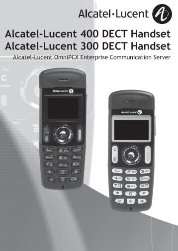 Alcatel-Lucent 400 DECT Handset Alcatel-Lucent 300