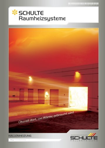 Download PDF - SCHULTE Hallenheizungen