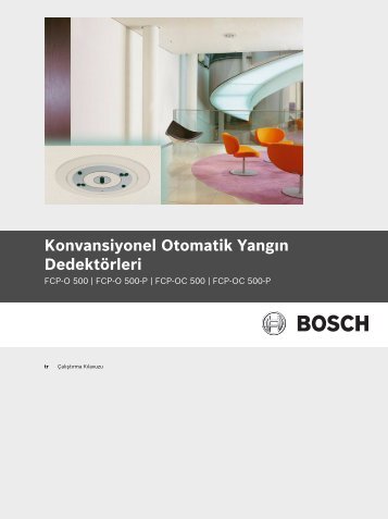 Konvansiyonel Otomatik Yangın Dedektörleri - Bosch Security ...