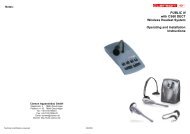 PUBLIC III with CS60 DECT Wireless Headset System - CLARSON ...