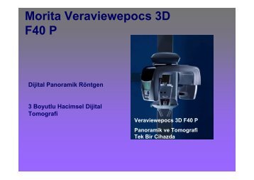 Morita Veraviewepocs 3D F40 P - METCO Dental