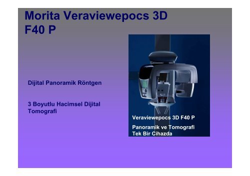 Morita Veraviewepocs 3D F40 P - METCO Dental