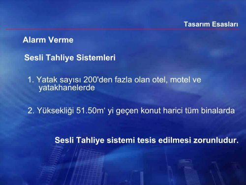 Tasarım Esasları Dedektör Seçimi ve Yerleşimi - emo