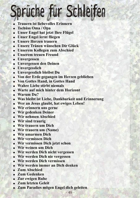 Sprüche Für Schleifen