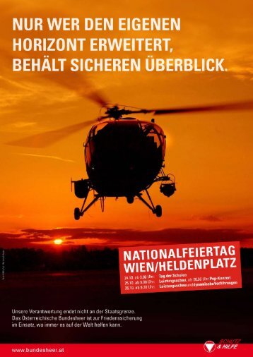 Die Broschüre zum Nationalfeiertag - Österreichs Bundesheer