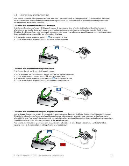 BH970 Wireless Mono DECT Headset User's Guide ... - Logitech