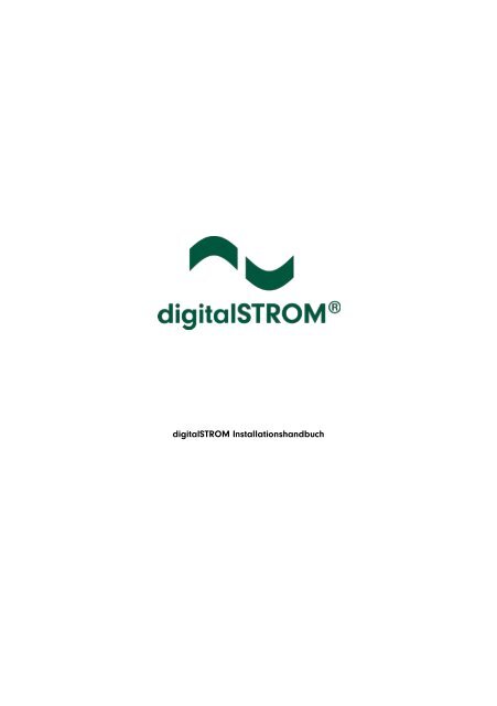 digitalSTROM Installationshandbuch