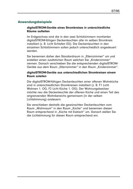 digitalSTROM Installationshandbuch