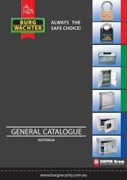 GENERAL CATALOGUE - Sieper Group