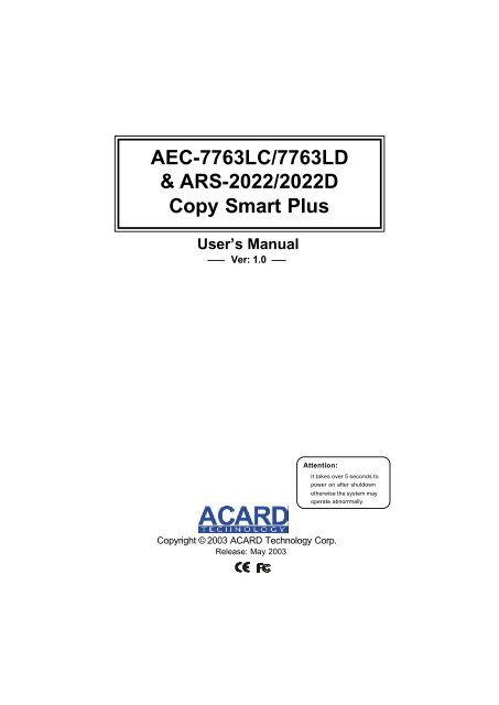 ACARD AEC-7763LD WINDOWS 7 X64 DRIVER