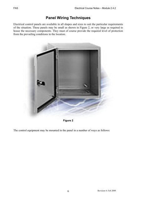 Trade of Electrician Motor Control COURSE NOTES - eCollege