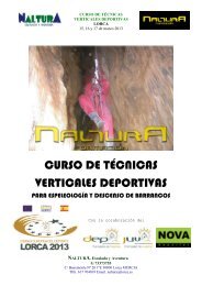 CURSO DE TÉCNICAS VERTICALES DEPORTIVAS