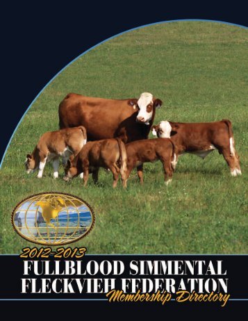 2012-2013 Membership Directory - Fullblood Simmental Fleckvieh ...