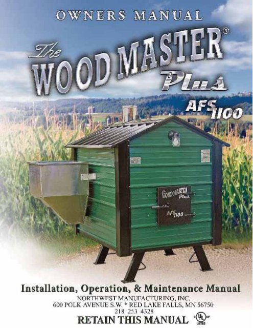 AFS 1100 Manual - Grain Burning Stoves by Prairie Fire Grain Energy